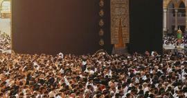 Ramadāna svētības svētajā zemē! Musulmaņi plūst uz Kaabu