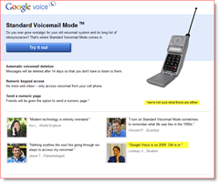 Google Voice 2010. gada aprīļa muļķi
