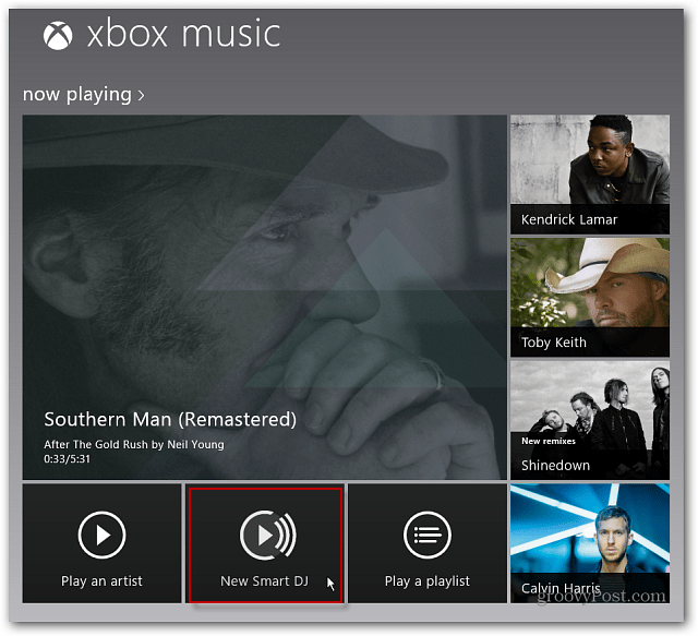 Kā lietot Xbox Music Smart DJ operētājsistēmā Windows 8
