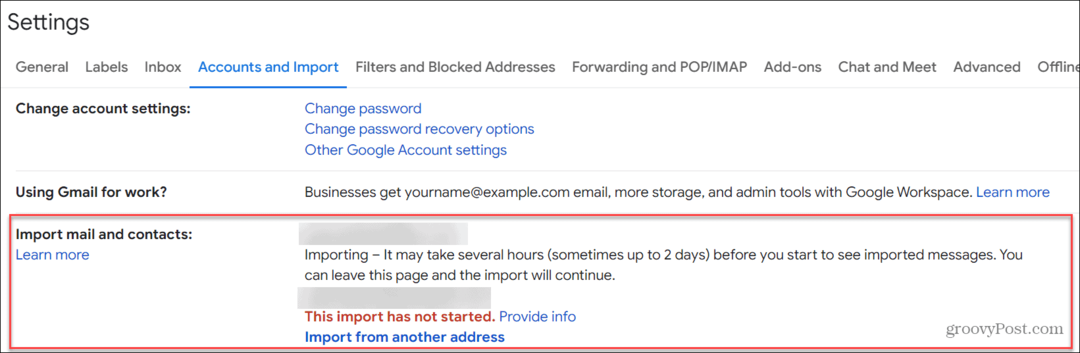 Kā importēt Outlook e-pastu pakalpojumā Gmail