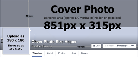 facebook lapas vāka attēla izmēri