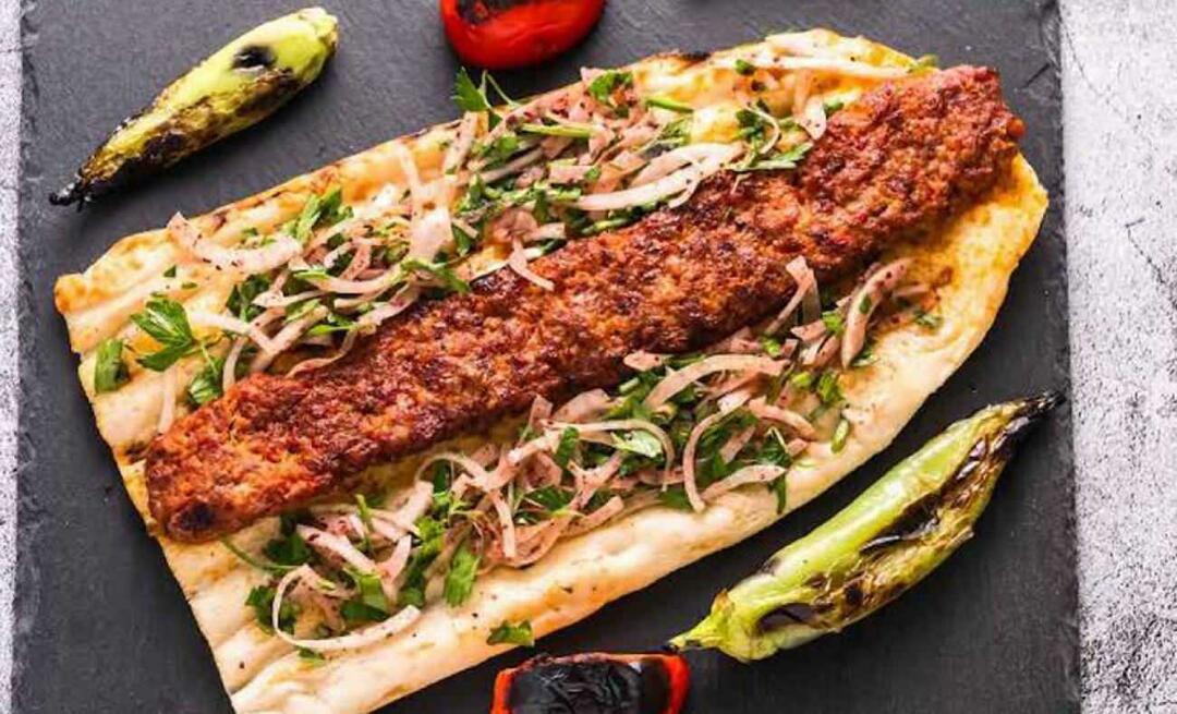 Harbiye kebabs, kas garšos kā jūs ēdat restorānā! Kā pagatavot Harbiye kebabu?