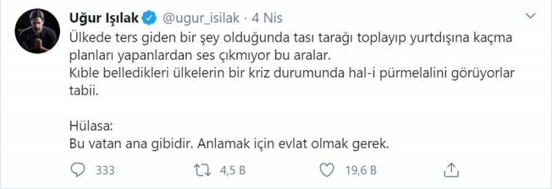 Prof. Uğur Işılak Dr. Atbalsts Ali Erbaş! Spēcīga reakcija uz Ankaras advokātu asociāciju