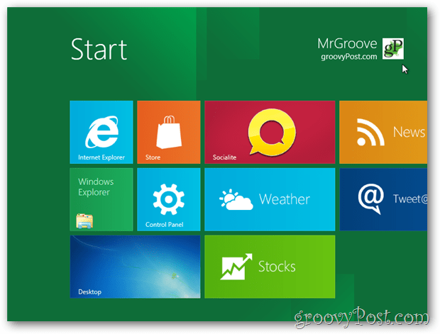VirtualBox Windows 8 darbvirsmas iestatīšana ir pabeigta