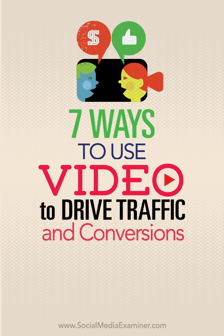 7 veidi, kā izmantot video, lai piesaistītu datplūsmu un reklāmguvumus: sociālo mediju eksaminētājs