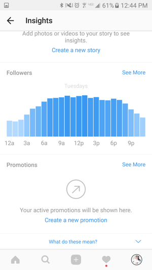 Izmantojiet Instagram analytics, lai iegūtu informāciju par saviem sekotājiem.
