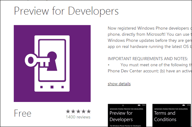 Kā savlaicīgi iegūt Windows Phone 8.1 atjauninājumus, izmantojot izstrādātāju priekšskatījumu