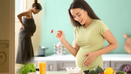 Pārtika, kas liek bērnam grūtniecības laikā iegūt svaru! Kāpēc nedzimušais bērns nepieņem svaru?