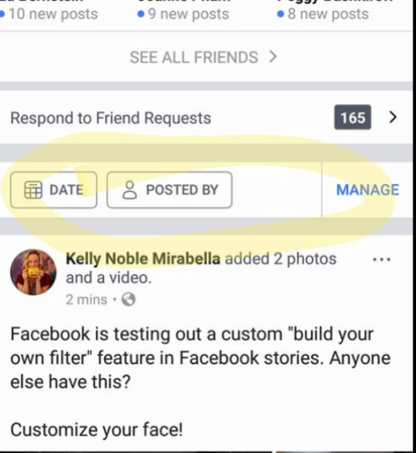 Facebook, šķiet, piedāvā vienkāršu veidu, kā meklēt, filtrēt un pārvaldīt ziņas, kuras esat izveidojis jūs, jūsu draugi vai visi.