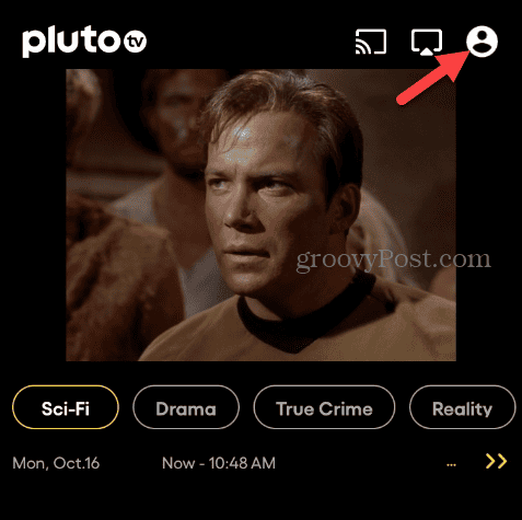 Izdzēsiet Pluto TV kontu