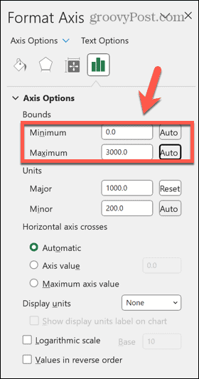 Excel ass robežas