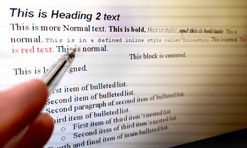 Teksta formatēšanas piemēri dokumentā