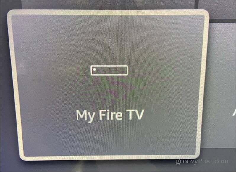 Restartējiet Fire TV Stick