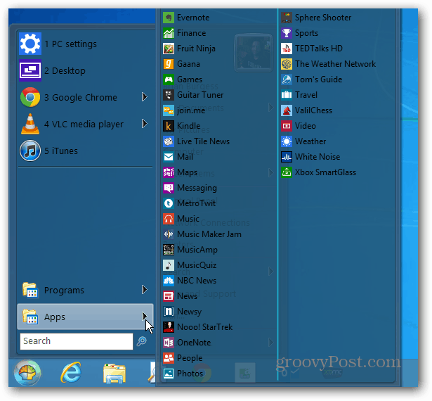 Windows 8 lietotnes