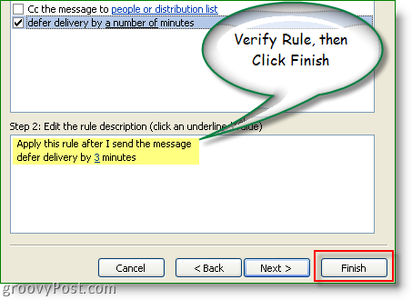 Kā atlikt nosūtīto sūtījumu / e-pasta piegādi