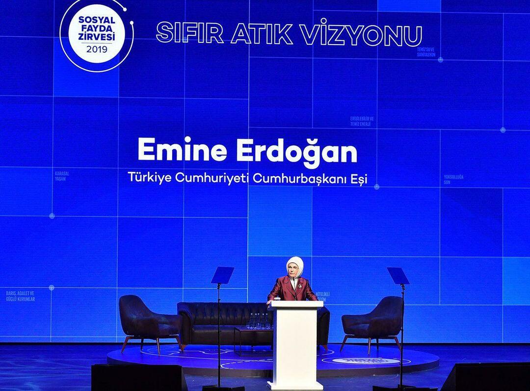 Emine Erdogan Zero Waste kustība 
