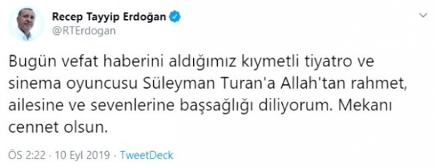 recep tayyip erdoğan līdzjūtības dalīšana