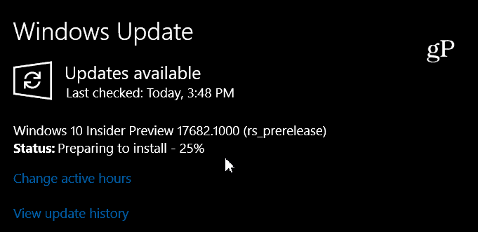 Windows 10 iekšējās informācijas priekšskatījums 17682