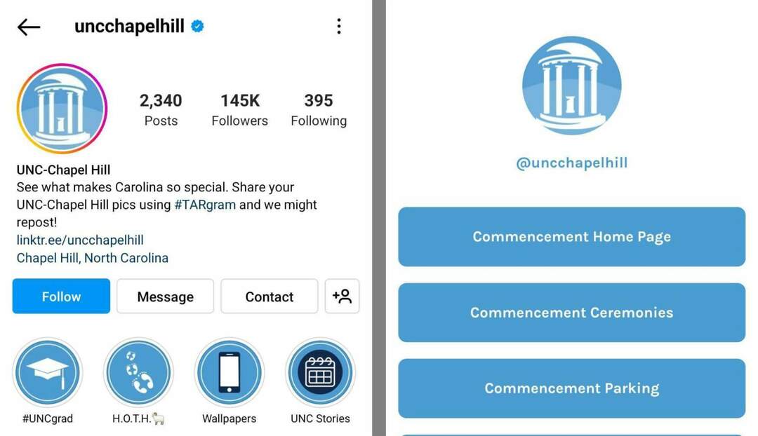 instagram-bio-uncchapelhill-augstākās izglītības-piemērs