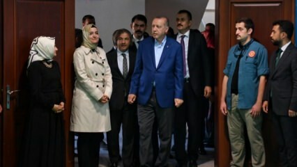 Prezidents Erdogans apmeklēja Kasmpaşa bērnu namu!