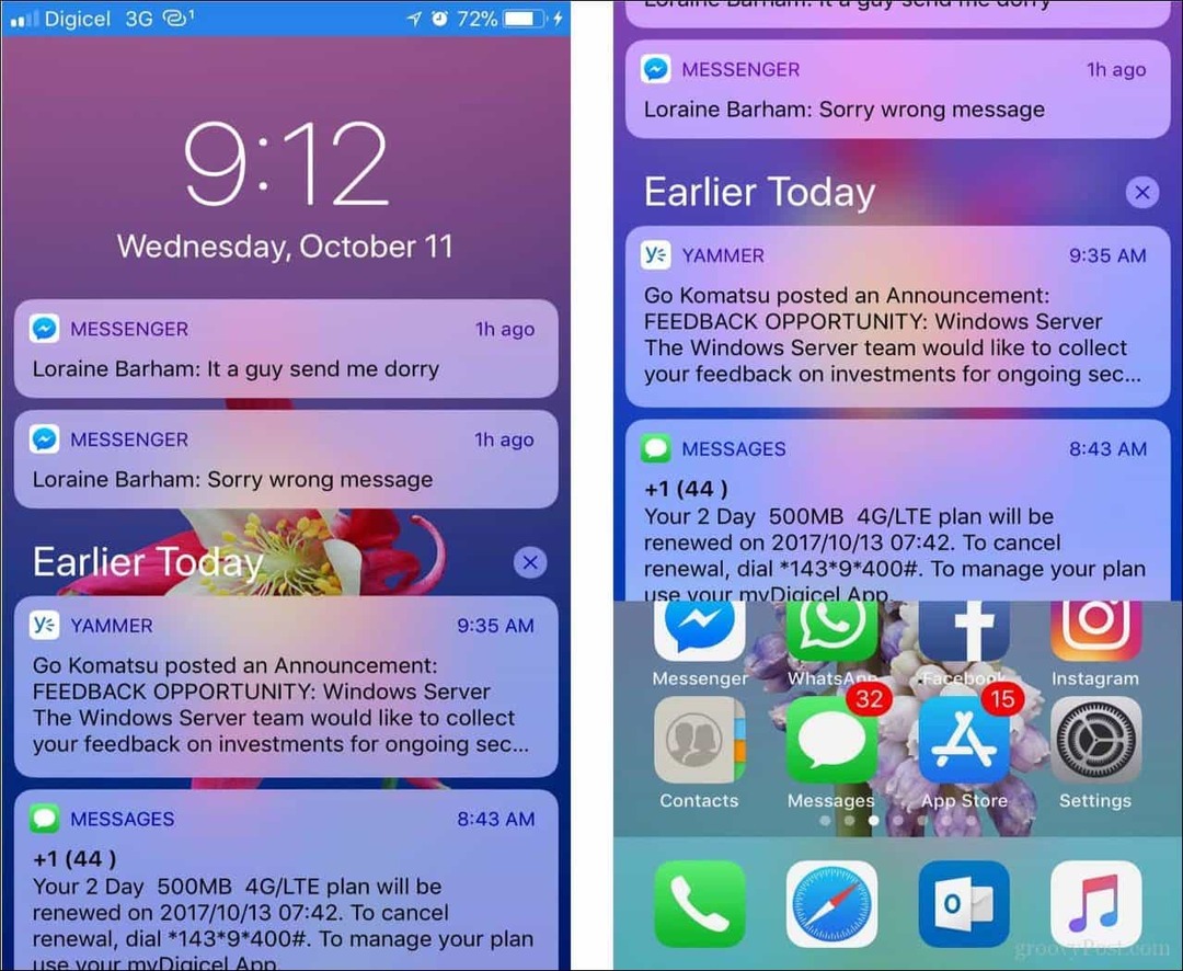 Kas notiek ar paziņojumiem iOS 11? Ceļvedis jaunumiem un uzlabojumiem