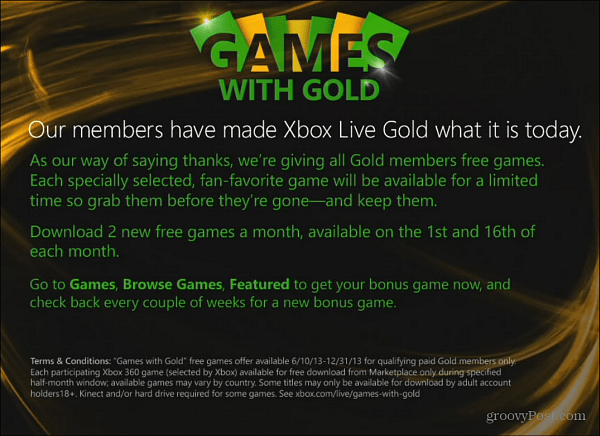Xbox Live spēles ar zelta pārskatu