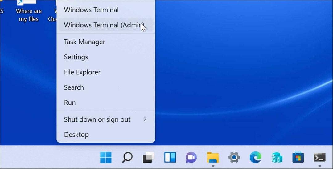 Windows termināļa administrators Windows 11