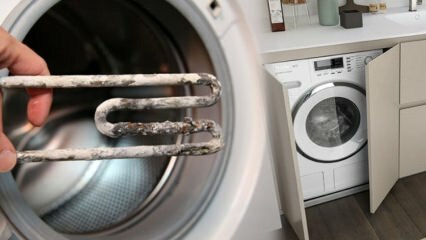 Kā notīrīt veļas mazgājamās mašīnas kaļķus? Viltības ...