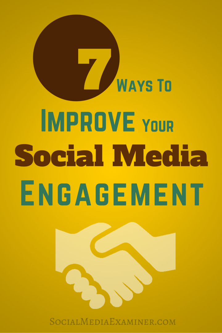 7 veidi, kā uzlabot savu iesaistīšanos sociālajos tīklos: sociālo mediju pārbaudītājs