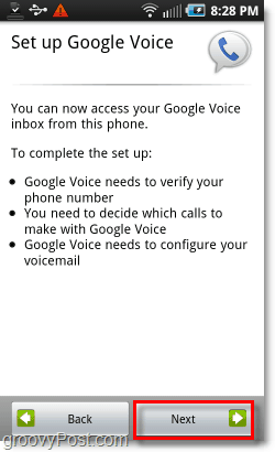 Google Voice ierīcē, izmantojot pierakstīšanos mobilajā ierīcē