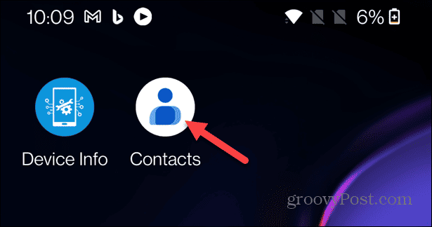 Pievienojiet kontaktpersonas Android sākuma ekrānam