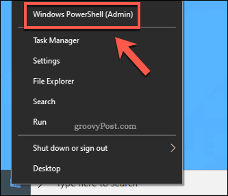 Sāciet Windows palaist PowerShell