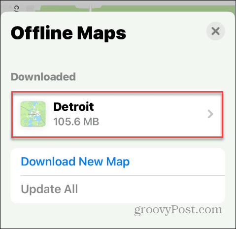 Lejupielādējiet Apple Maps lietošanai bezsaistē