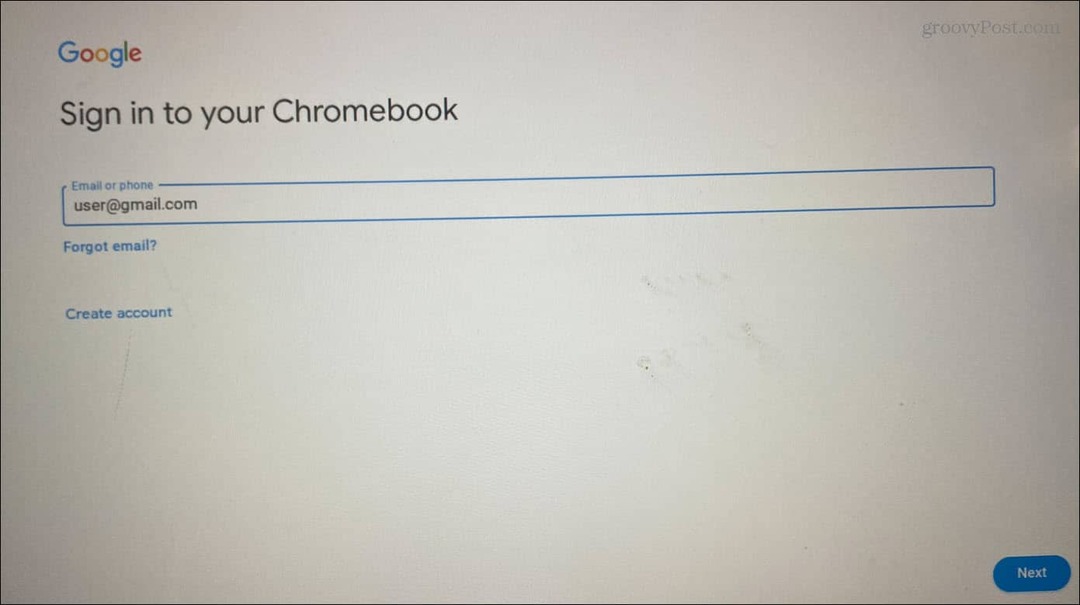 Pievienojiet lietotāju Chromebook datorā