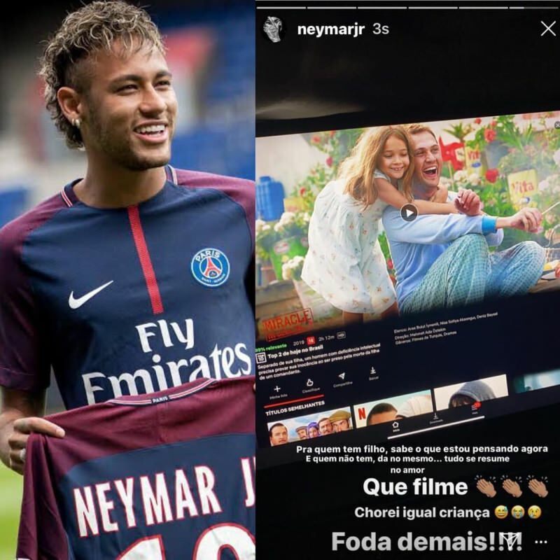 Pasaules slavenais futbolists Neimars dalījās ar turku filmu no sava sociālā medija konta!