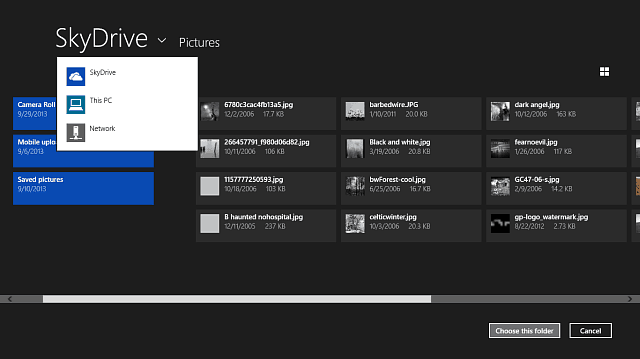 Kā izveidot fotoattēlu slaidrādi operētājsistēmas Windows 8.1 bloķēšanas ekrānā