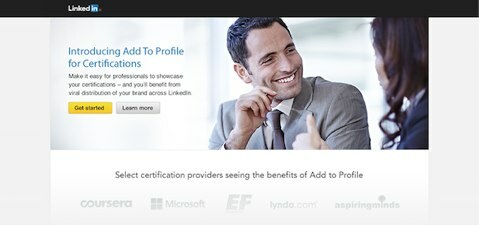 linkedin pievienot profilam sertifikātiem