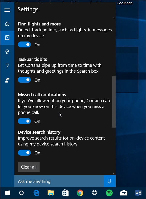 Cortana uzlabojumi