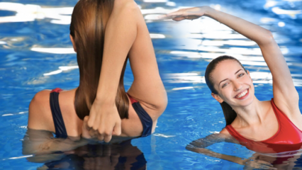 Ievietojiet vēderu 3 kustībās! Visefektīvākās vēdera kustības, ko varat veikt ūdenī