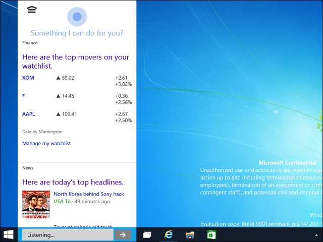 Cortana darbvirsma