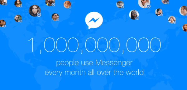 facebook Messenger viens miljards lietotāju
