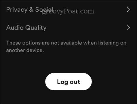 Spotify dziesmu teksti nedarbojas