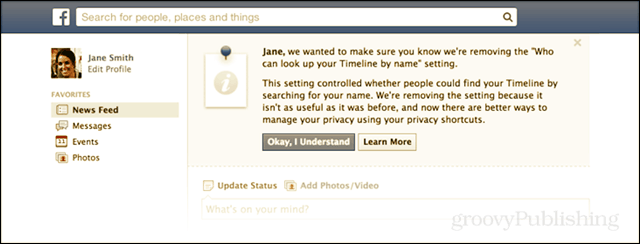 Facebook noņem konfidencialitātes iespēju paslēpt profilu no meklēšanas