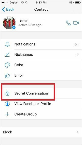 Facebook Messenger slepenās sarunas: kā sūtīt šifrētus ziņojumus no iOS, Android un WP