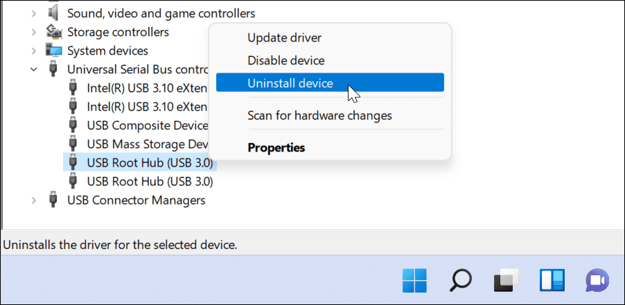 labojiet usb, kas nedarbojas operētājsistēmā Windows 11