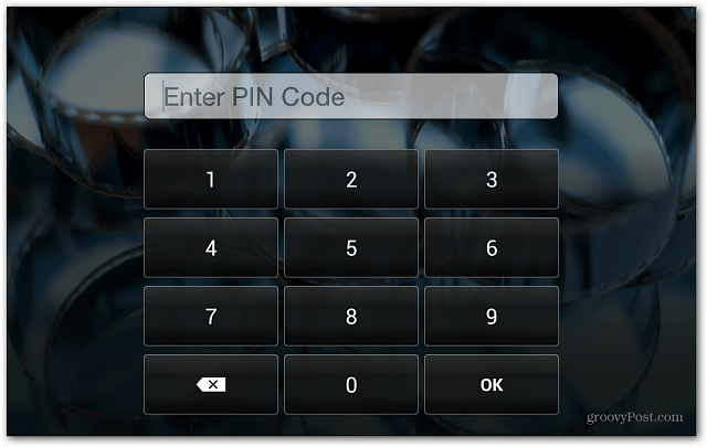 Ievadiet PIN kodu iekurt Fire HD bloķēšanas ekrānu