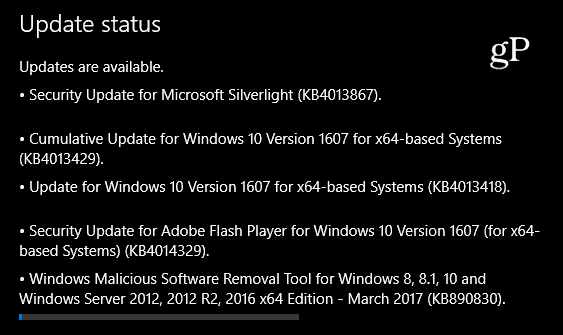 Windows 10 kumulatīvais atjauninājums KB4013429 pieejams tagad