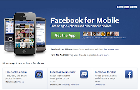 facebook mobilajām ierīcēm