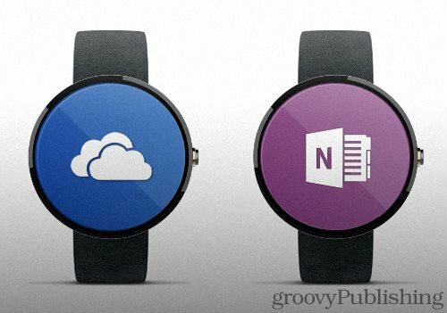Microsoft produktivitātes lietotnes Apple Watch un Android Wear
