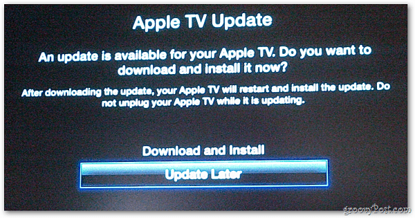 Apple TV atjauninājums